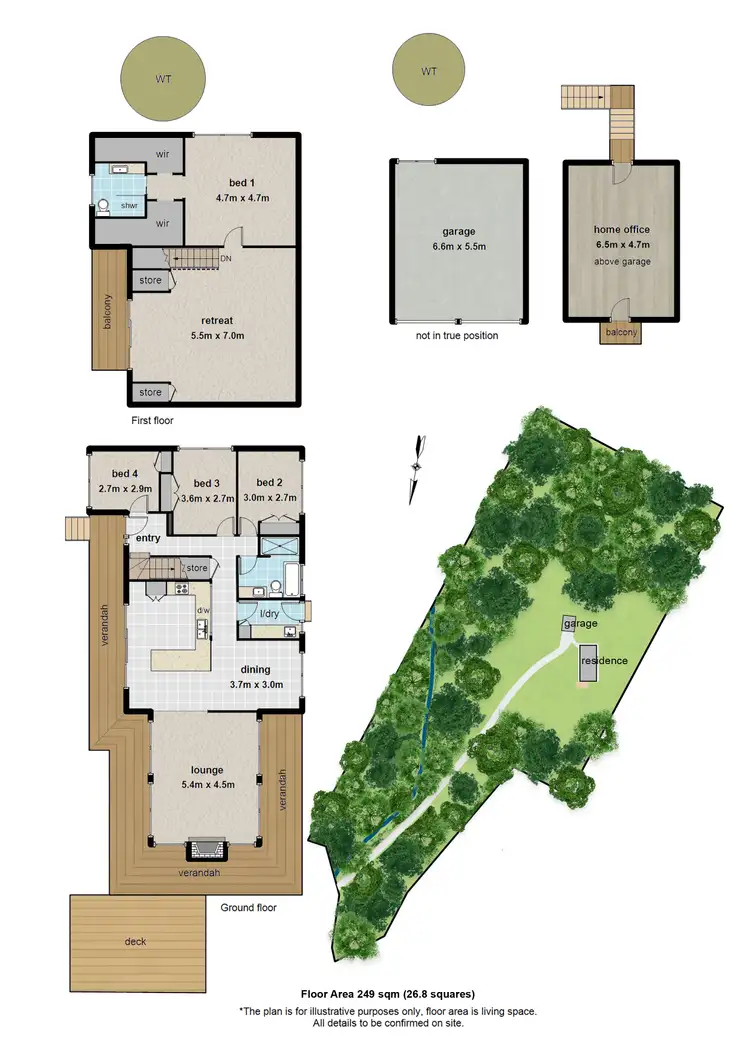 Floorplan of Homely house listing, 64 The Crescent, Sherbrooke VIC 3789
