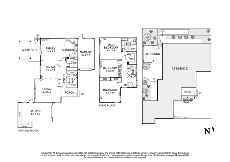 Floorplan of Homely townhouse listing, 3/24 Foote Street, Templestowe Lower VIC 3107