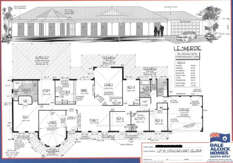 Floorplan of Homely house listing, 6 Strachan Court, Gelorup WA 6230