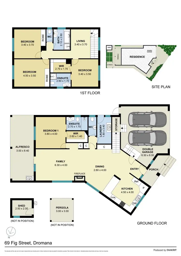 Floorplan of Homely townhouse listing, 69 Fig Street, Dromana VIC 3936