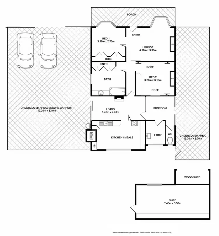 Floorplan of Homely house listing, 54 Finch Street, Beechworth VIC 3747