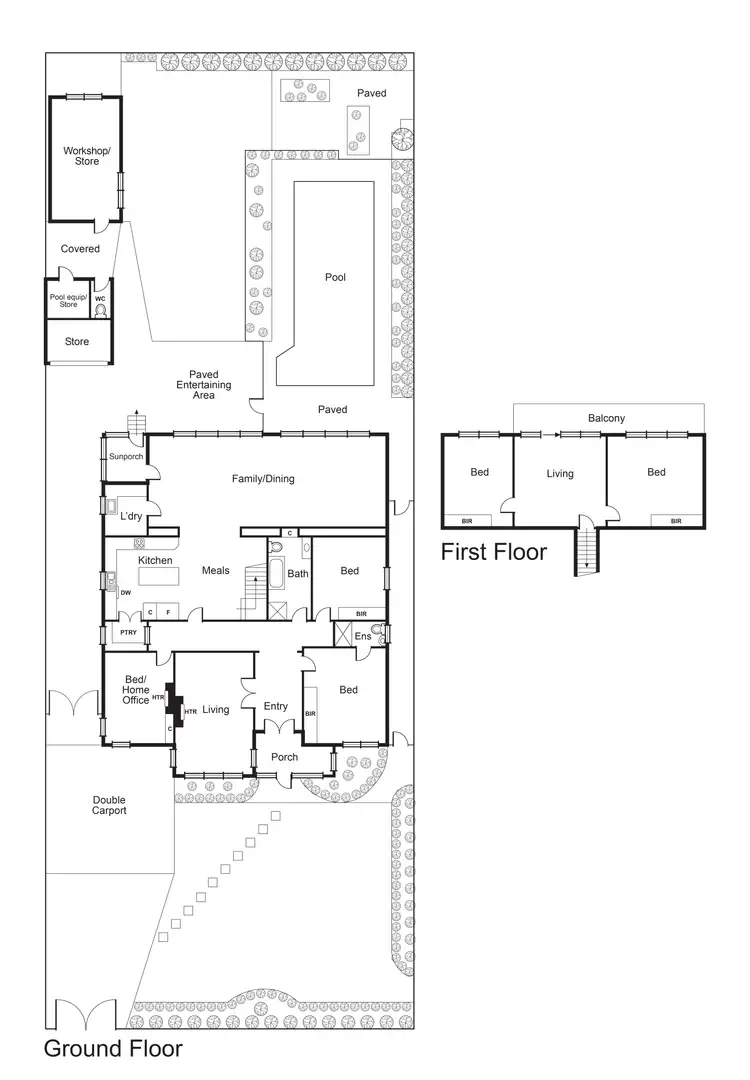 Floorplan of Homely house listing, 23 Poath Road, Murrumbeena VIC 3163