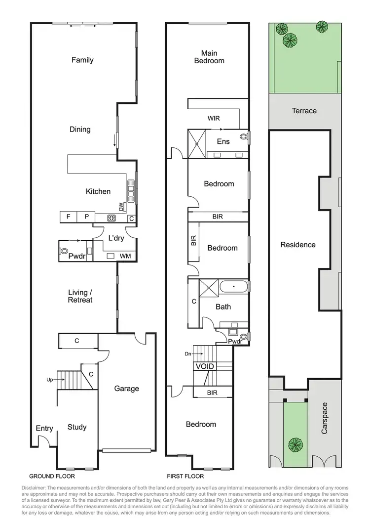 Floorplan of Homely townhouse listing, 57B Lahona Avenue, Bentleigh East VIC 3165