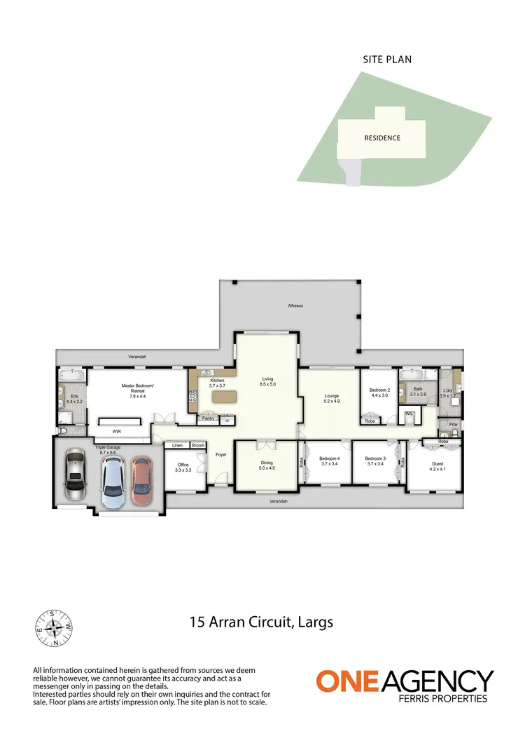 Floorplan of Homely house listing, 15 Arran Circuit, Largs NSW 2320
