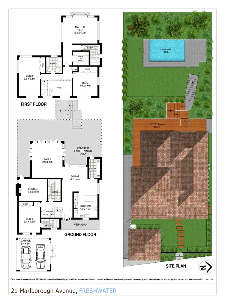 Floorplan of Homely house listing, 21 Marlborough Avenue, Freshwater NSW 2096