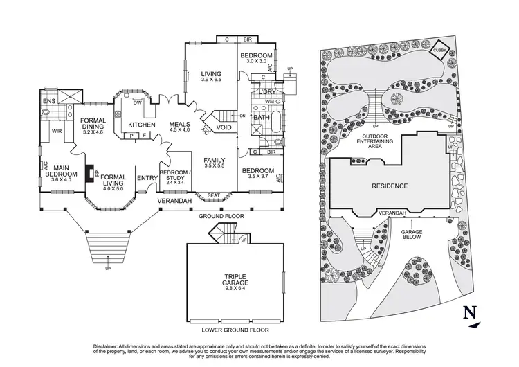 Floorplan of Homely house listing, 33 Ridgeview Street, Eltham VIC 3095
