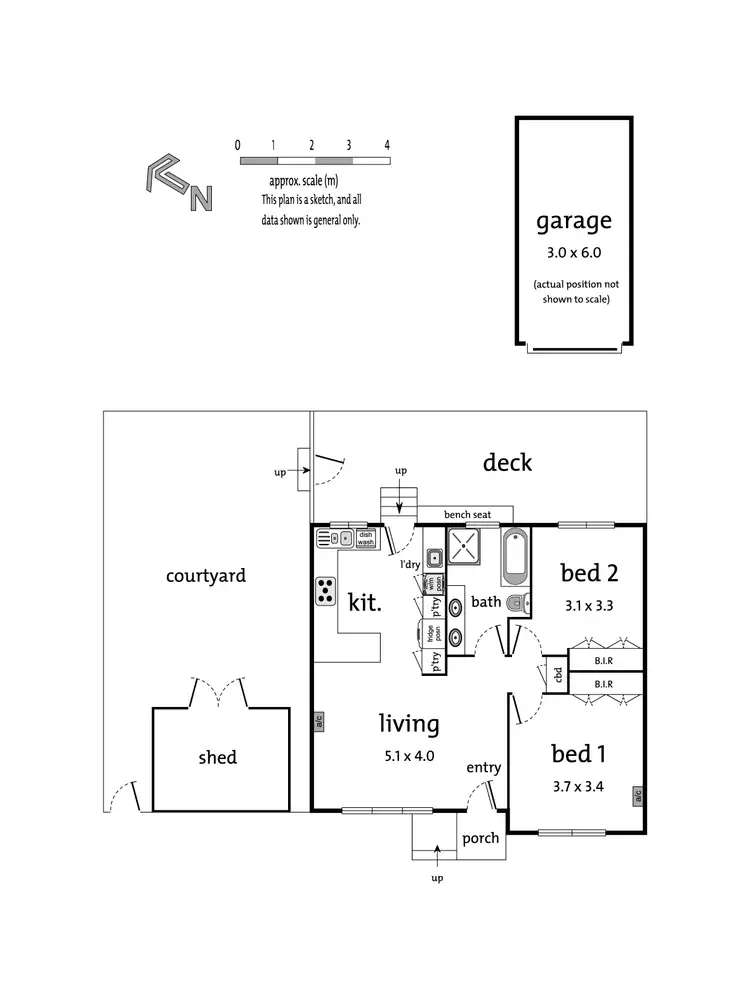 Floorplan of Homely unit listing, 13/59 Mt Dandenong Road, Ringwood East VIC 3135