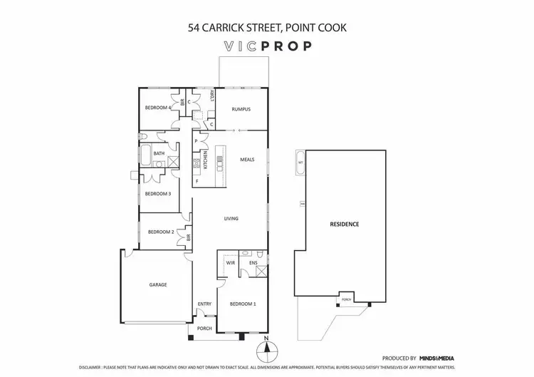 Floorplan of Homely house listing, 54 Carrick Street, Point Cook VIC 3030