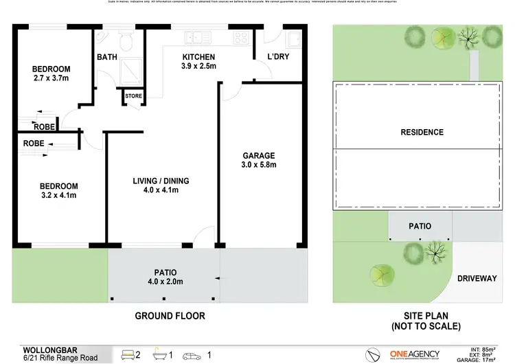 Floorplan of Homely unit listing, 6/21 Rifle Range Road, Wollongbar NSW 2477