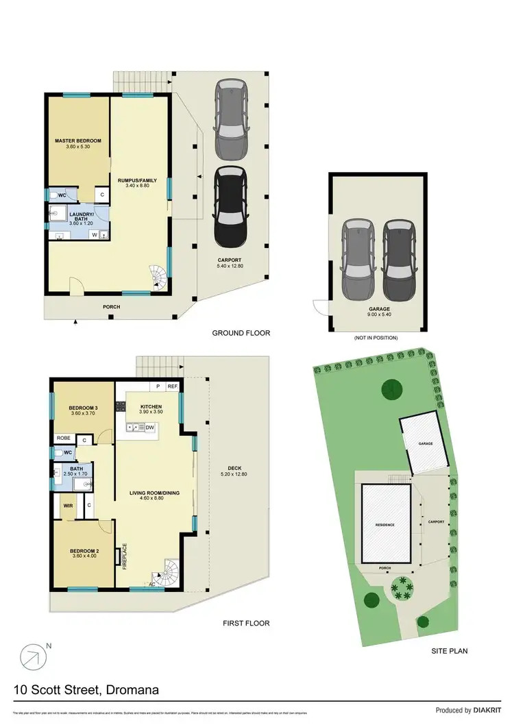 Floorplan of Homely house listing, 10 Scott Street, Dromana VIC 3936