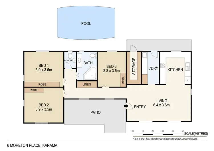 Floorplan of Homely house listing, 6 Moreton Place, Karama NT 812