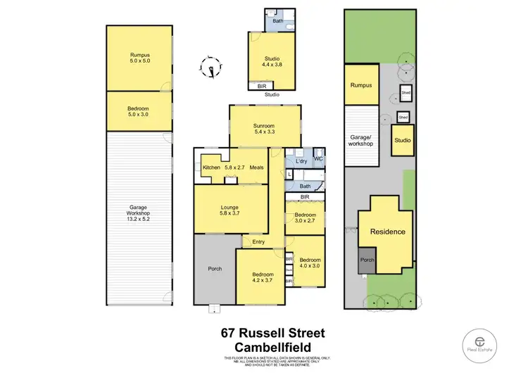 Floorplan of Homely house listing, 67 Russell Street, Campbellfield VIC 3061
