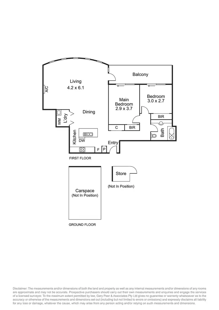 Floorplan of Homely apartment listing, 3/329 Neerim Road, Carnegie VIC 3163