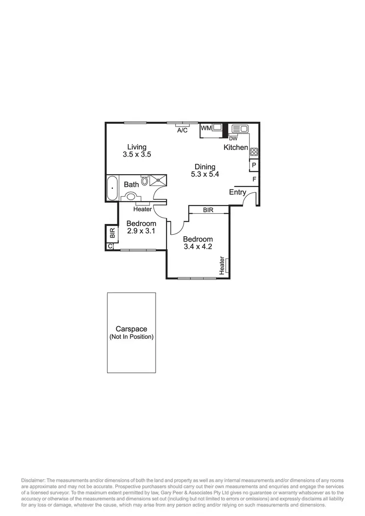 Floorplan of Homely apartment listing, 6/340a Dandenong Road, St Kilda East VIC 3183