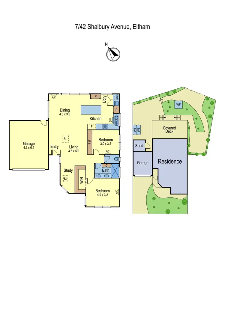 Floorplan of Homely unit listing, 7/42 Shalbury Avenue, Eltham VIC 3095