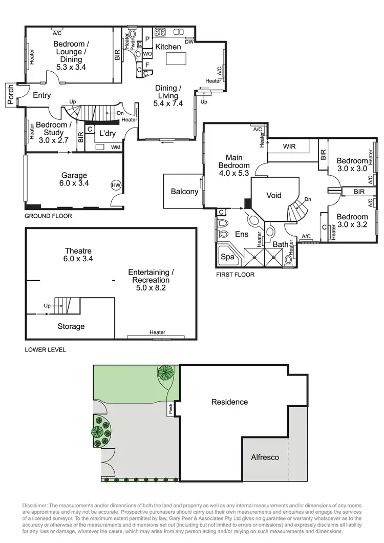 Floorplan of Homely townhouse listing, 42 Emma Street, Caulfield South VIC 3162