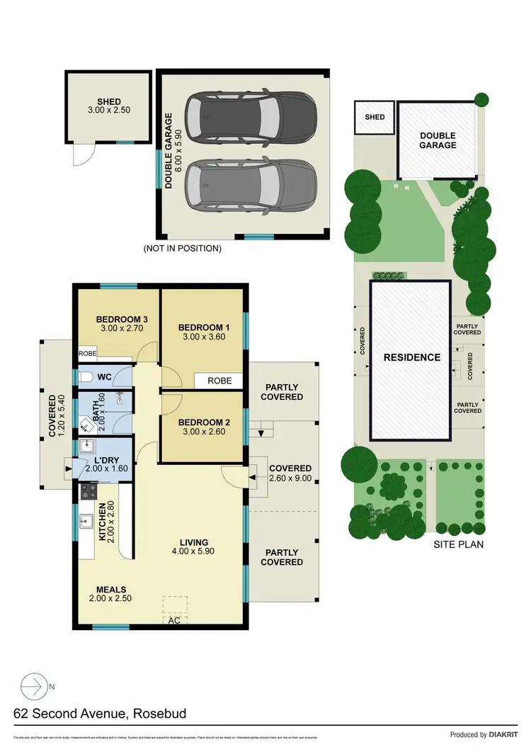 Floorplan of Homely house listing, 62 Second Avenue, Rosebud VIC 3939