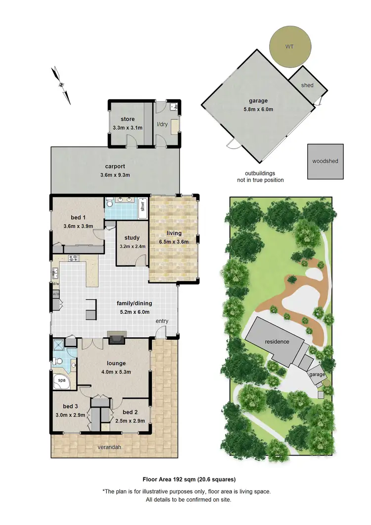 Floorplan of Homely house listing, 4 Baringa Avenue, Kallista VIC 3791