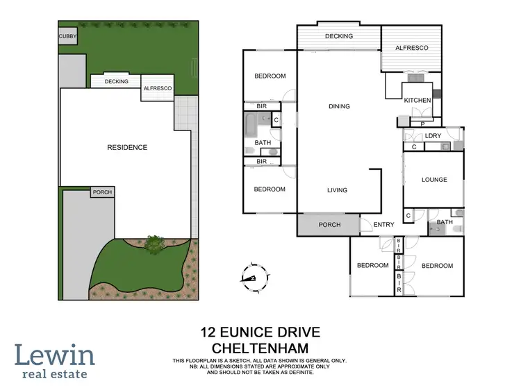 Floorplan of Homely house listing, 12 Eunice Drive, Cheltenham VIC 3192