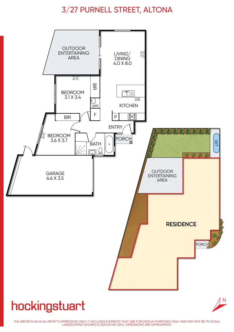 Floorplan of Homely unit listing, 3/27 Purnell Street, Altona VIC 3018