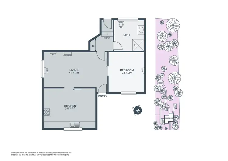 Floorplan of Homely house listing, 341 Ringwood Warrandyte Road, Warrandyte VIC 3113