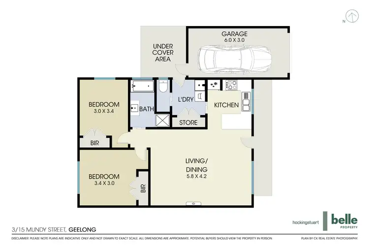 Floorplan of Homely unit listing, 3/15 MUNDY Street, Geelong VIC 3220