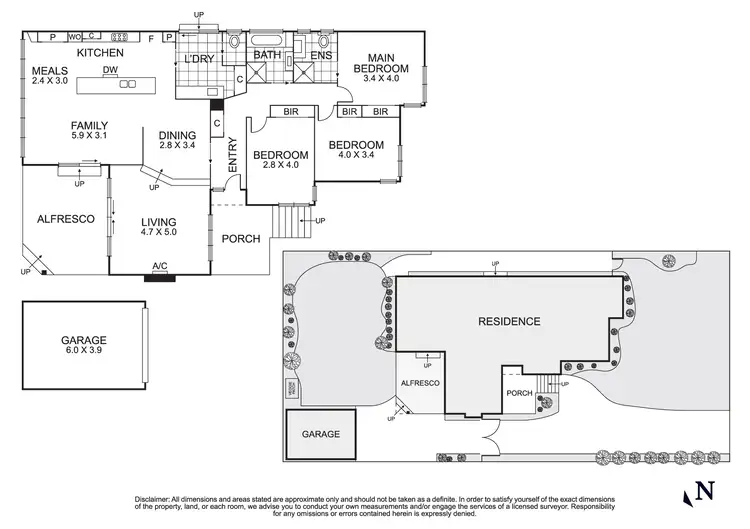 Floorplan of Homely house listing, 25 Aranga Crescent, Donvale VIC 3111