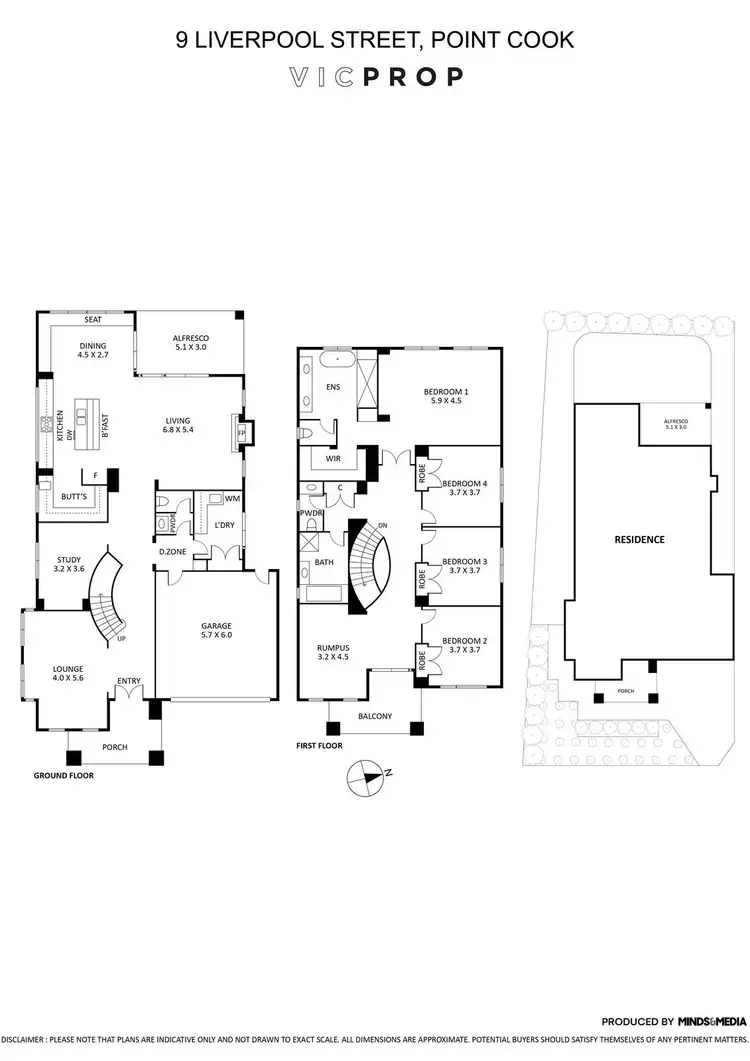 Floorplan of Homely house listing, 9 Liverpool Street, Point Cook VIC 3030