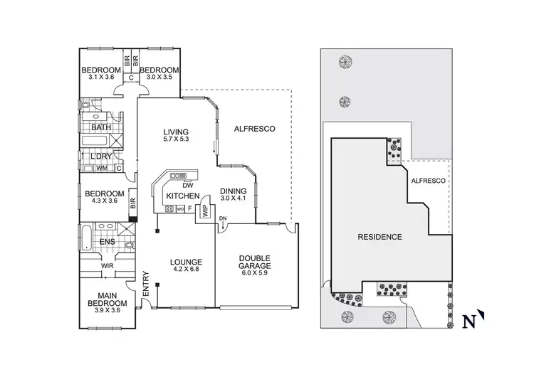 Floorplan of Homely house listing, 136 Spring Road, Dingley Village VIC 3172