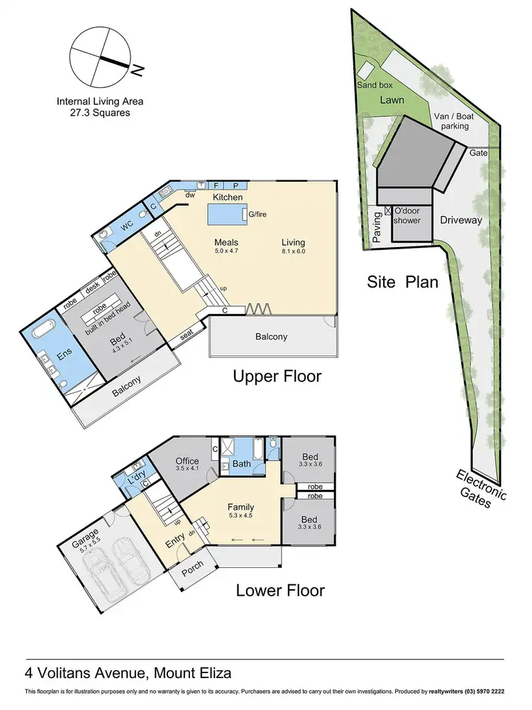 Floorplan of Homely house listing, 4 Volitans Avenue, Mount Eliza VIC 3930