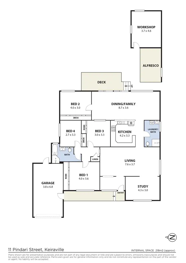 Floorplan of Homely house listing, 11 Pindari Street, Keiraville NSW 2500