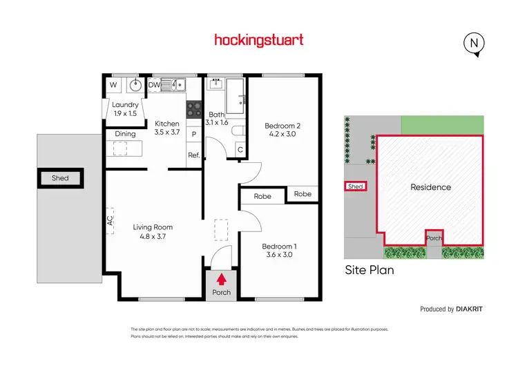 Floorplan of Homely apartment listing, 3/59 Edgar Street, Kingsville VIC 3012
