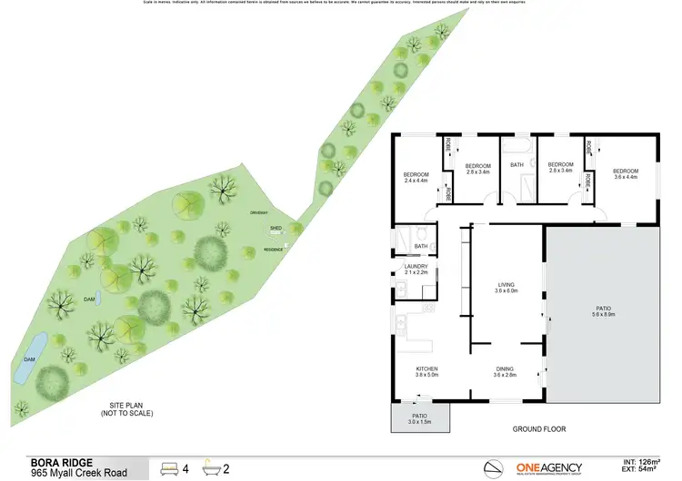 Floorplan of Homely rural property listing, 965 Myall Creek Road, Bora Ridge NSW 2471