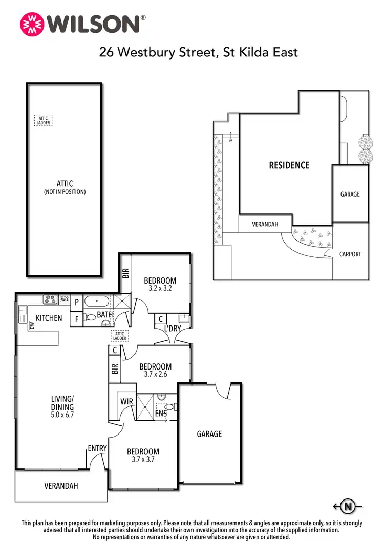 Floorplan of Homely house listing, 26 Westbury Street, St Kilda East VIC 3183