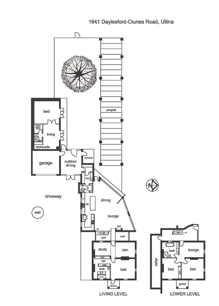 Floorplan of Homely house listing, 1641 Daylesford-Clunes Road, Daylesford VIC 3460