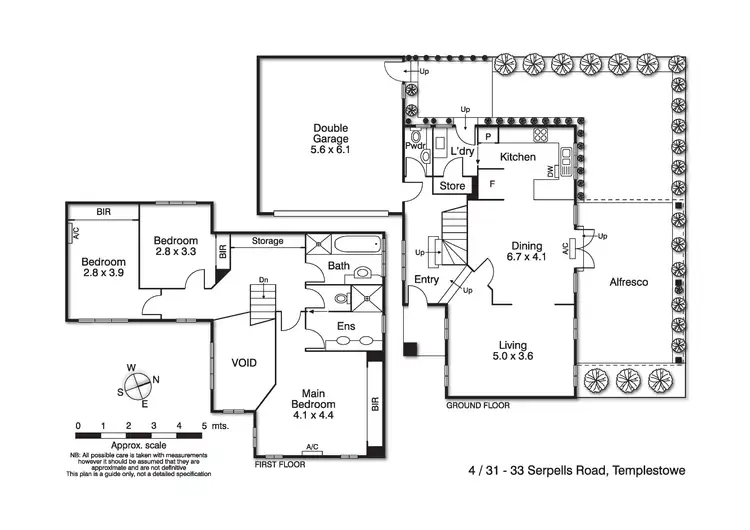 Floorplan of Homely townhouse listing, 4/31-33 Serpells Road, Templestowe VIC 3106