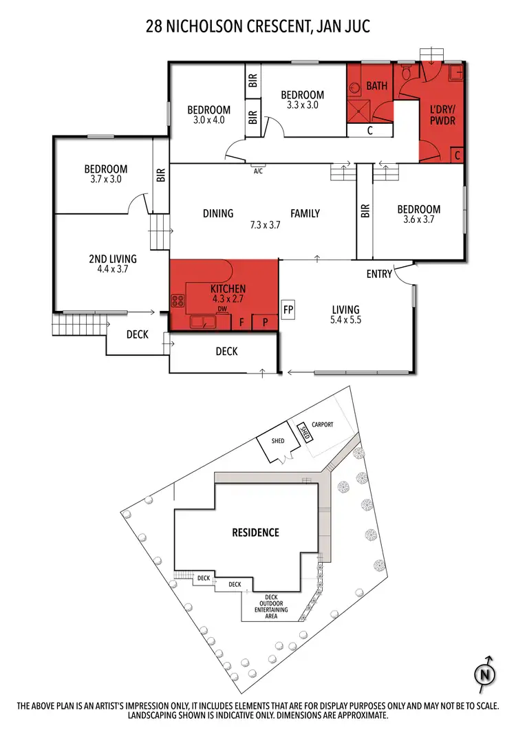 Floorplan of Homely house listing, 28 Nicholson Crescent, Jan Juc VIC 3228