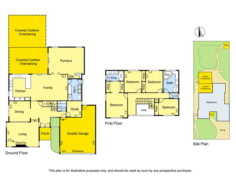 Floorplan of Homely house listing, 51 Maxine Drive, St Helena VIC 3088