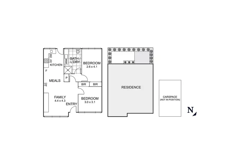 Floorplan of Homely unit listing, 4/2 Ashmore Avenue, Mordialloc VIC 3195