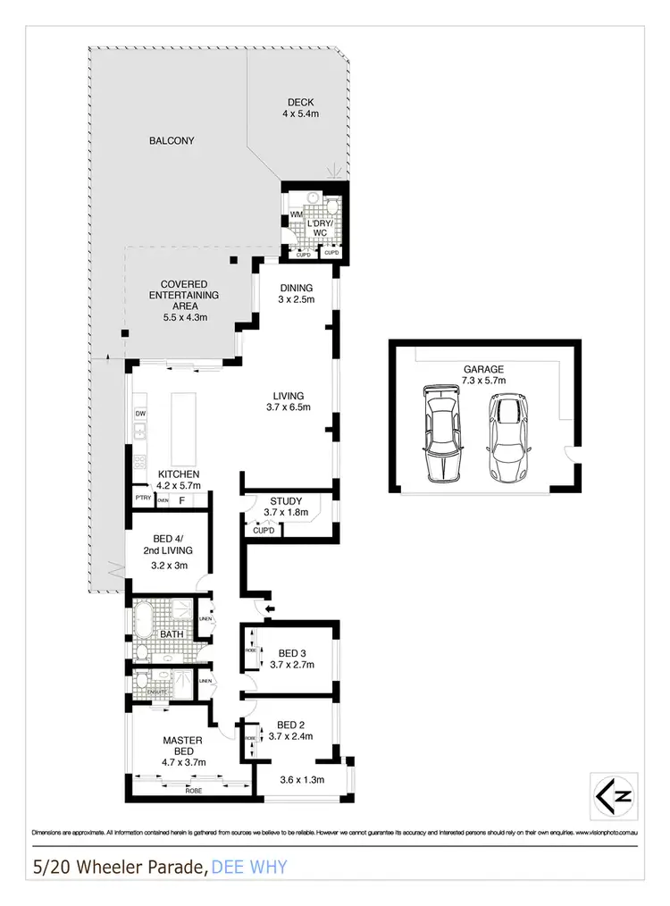 Floorplan of Homely apartment listing, 5/20 Wheeler Parade, Dee Why NSW 2099