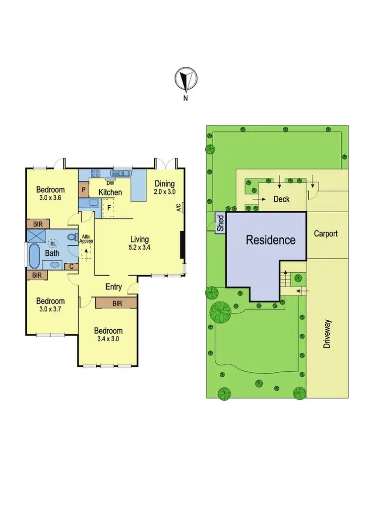 Floorplan of Homely house listing, 27 Trist Street, Watsonia North VIC 3087