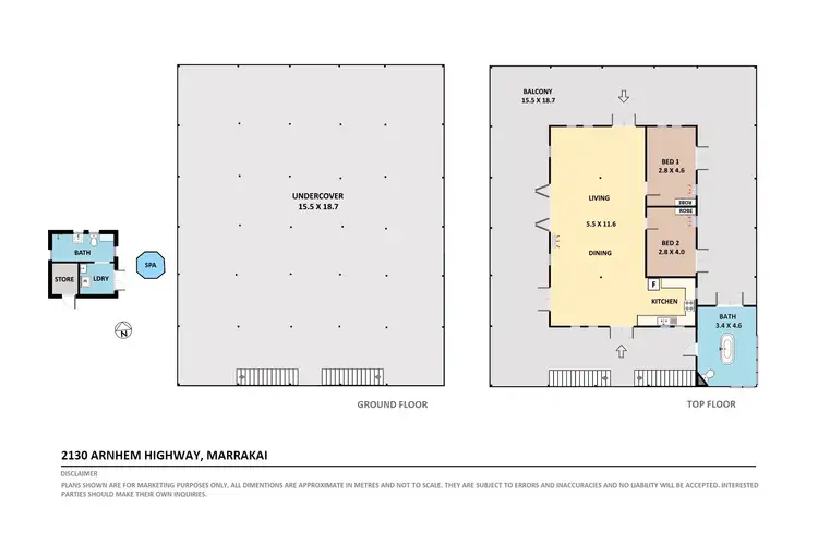 Floorplan of Homely house listing, 2130 Arnhem Highway, Marrakai NT 822