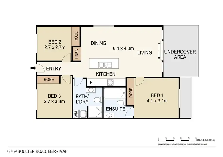 Floorplan of Homely house listing, 60/69 Boulter Road, Berrimah NT 828