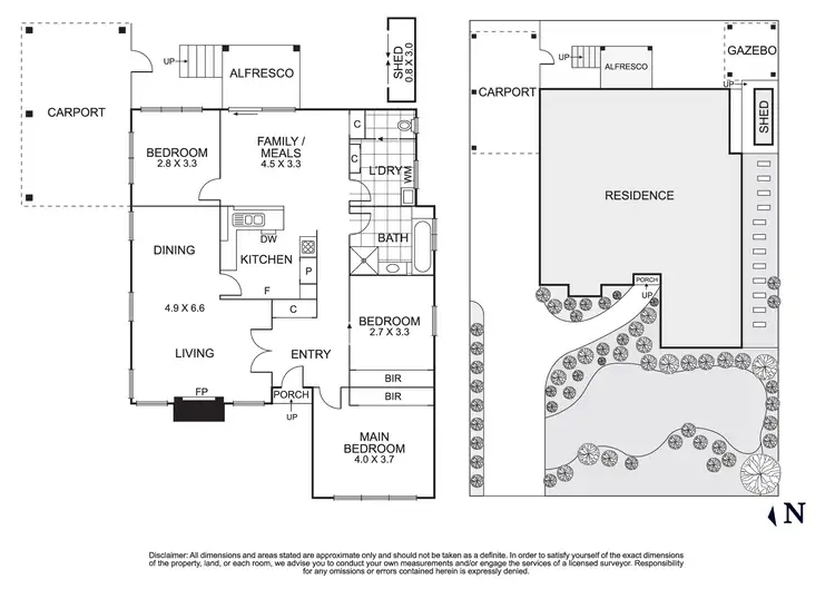 Floorplan of Homely house listing, 41 Glenburnie Road, Mitcham VIC 3132