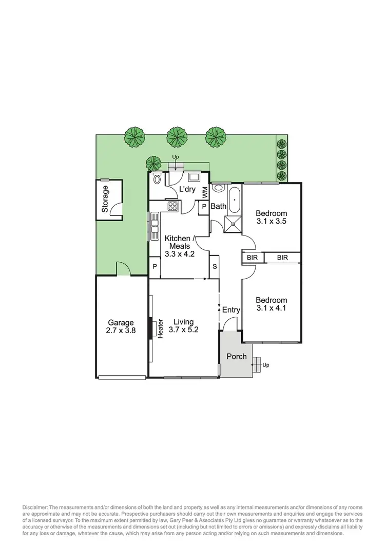 Floorplan of Homely unit listing, 2/20 Kokaribb Road, Carnegie VIC 3163