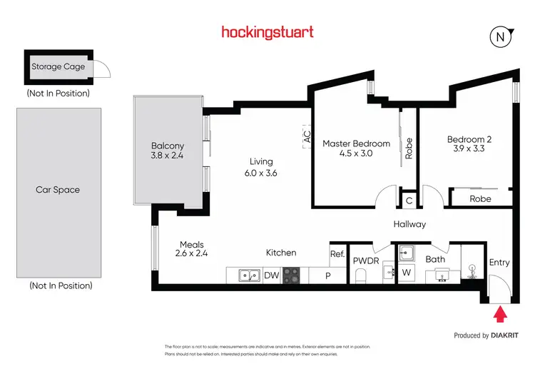 Floorplan of Homely apartment listing, Level 1, 9/8 Ebdale Street, Frankston VIC 3199