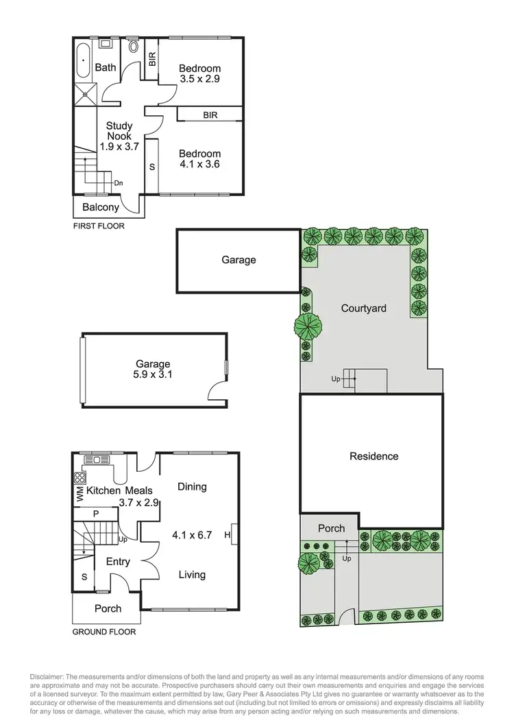 Floorplan of Homely unit listing, 2/1 Murrumbeena Road, Carnegie VIC 3163
