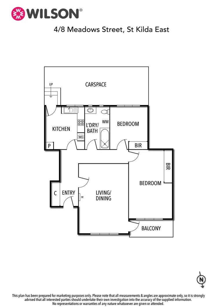 Floorplan of Homely apartment listing, 4/8 Meadow Street, St Kilda East VIC 3183