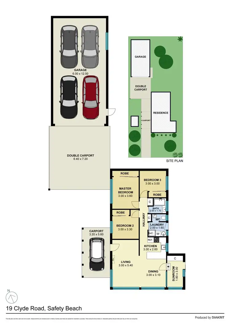 Floorplan of Homely house listing, 19 Clyde Road, Safety Beach VIC 3936