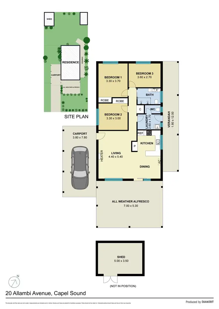 Floorplan of Homely house listing, 20 Allambi Avenue, Capel Sound VIC 3940